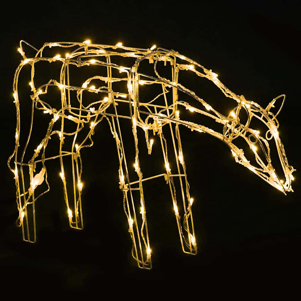 juledekoration i 3 dele rensdyr 229 LED'er