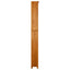 bogreol med 7 hylder 90x22,5x200 cm massivt egetræ