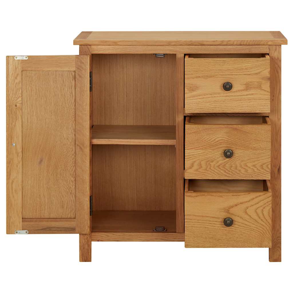 skænk 70x35x75 cm massivt egetræ