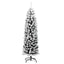 smalt kunstigt juletræ med sne 150 cm PVC grøn