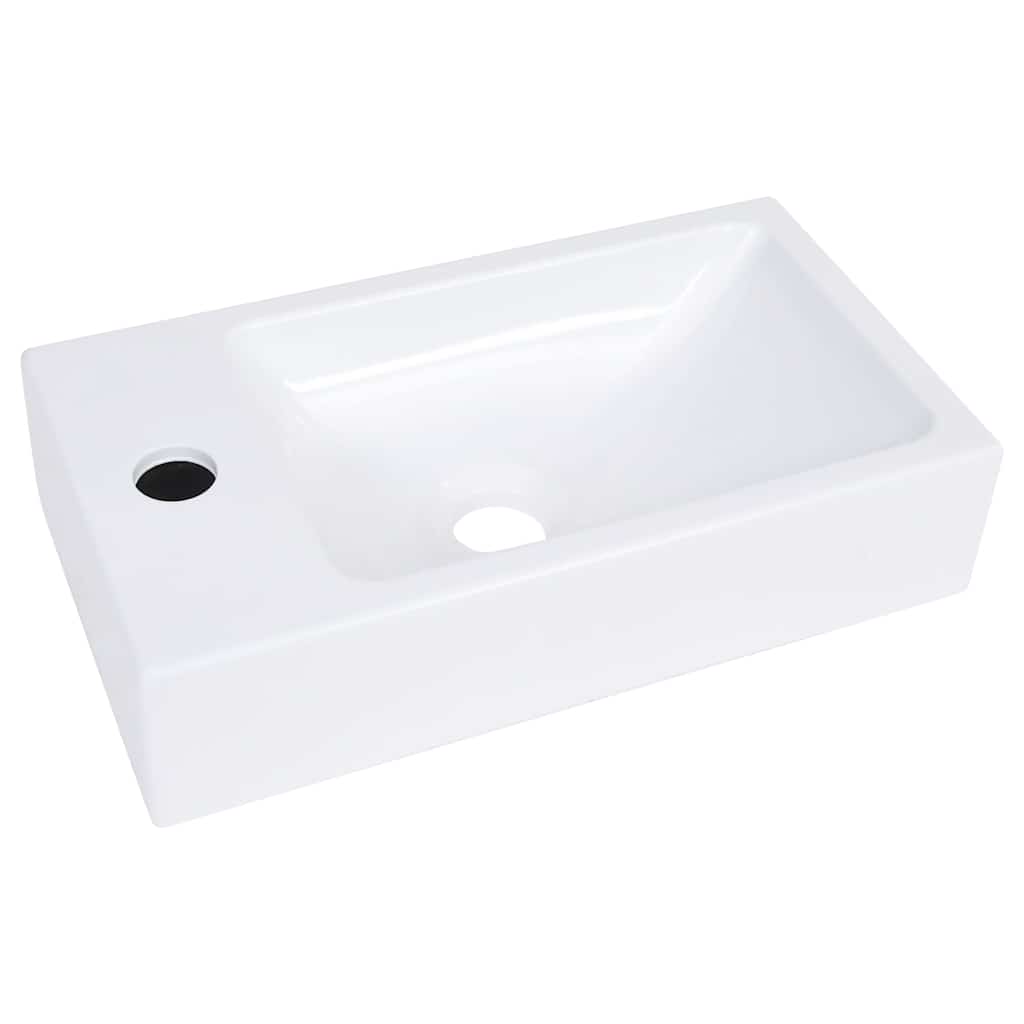 håndvask 400x220x90 mm SMC hvid