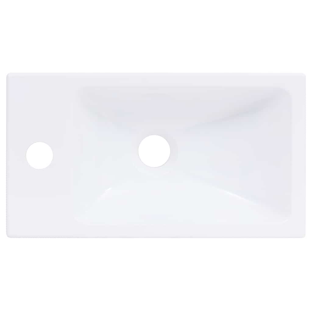 håndvask 400x220x90 mm SMC hvid