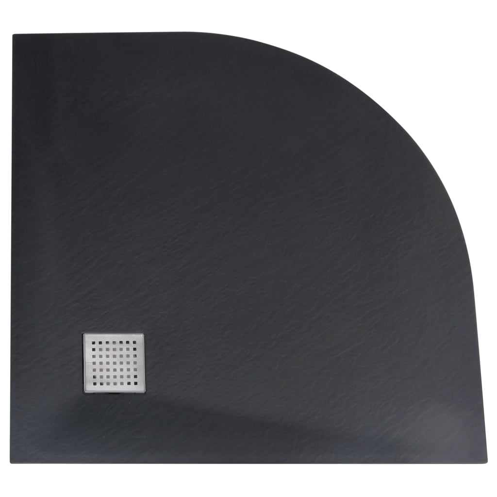 brusebakke SMC 90x90 cm sort