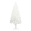 kunstigt juletræ med naturtro nåle 150 cm hvid