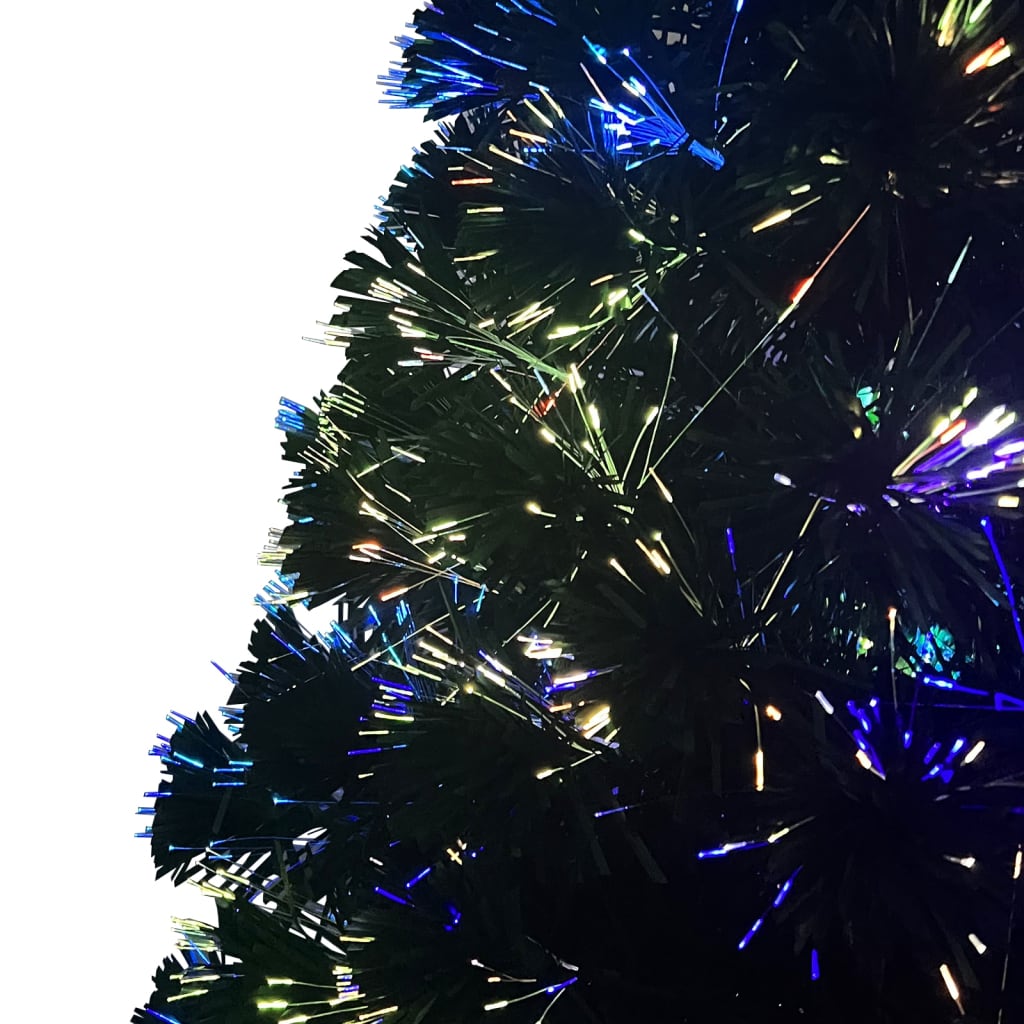 kunstigt juletræ med juletræsfod 120 cm fiberoptik