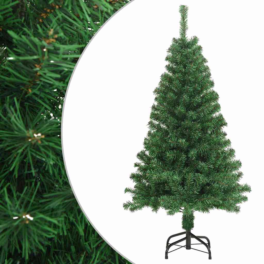 kunstigt juletræ med tykke grene 150 cm PVC grøn