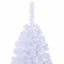 kunstigt juletræ med tykke grene 150 cm PVC hvid