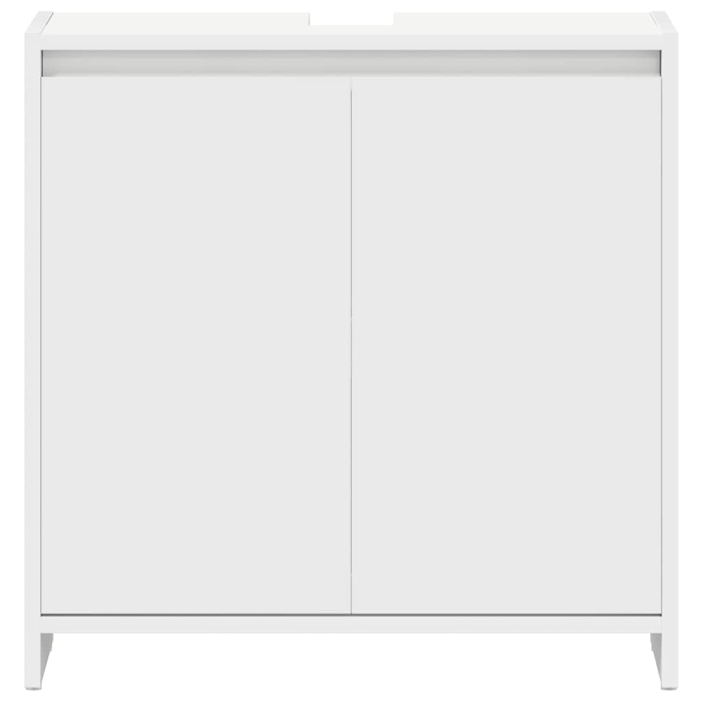 badeværelsesskab 60x33x60 cm konstrueret træ hvid