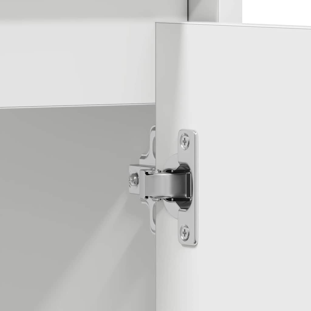 badeværelsesskab 60x33x60 cm konstrueret træ hvid