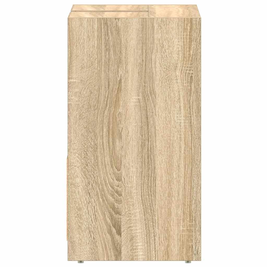badeværelsesskab 60x33x60 cm konstrueret træ sonoma-eg