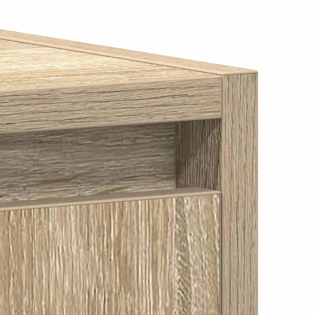 badeværelsesskab 60x33x60 cm konstrueret træ sonoma-eg