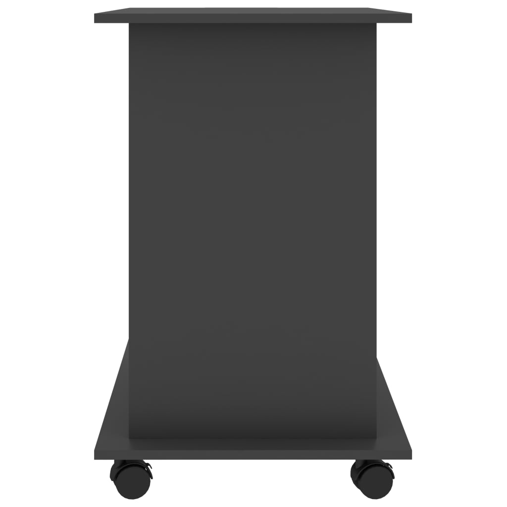 computerbord 80x50x75 cm spånplade grå