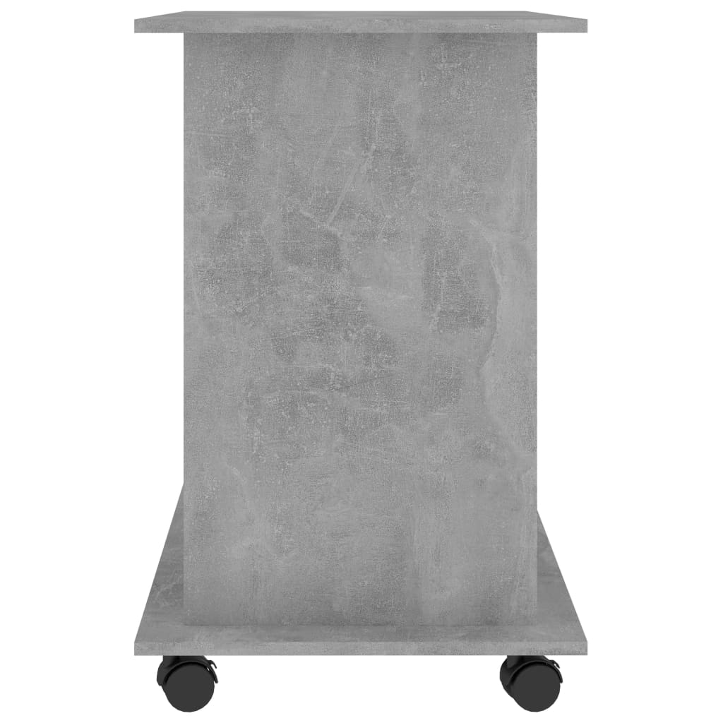 computerbord 80x50x75 cm konstrueret træ betongrå