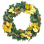 julekrans med LED-lys grøn 60 cm PVC