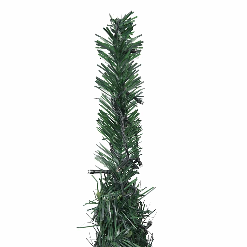 kunstigt pop op-juletræ med lys 180 cm grøn