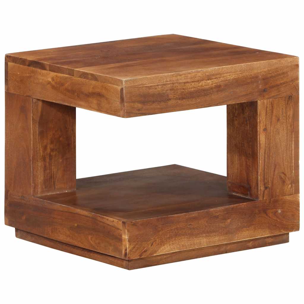 sofabord 45x45x40 cm massivt akacietræ