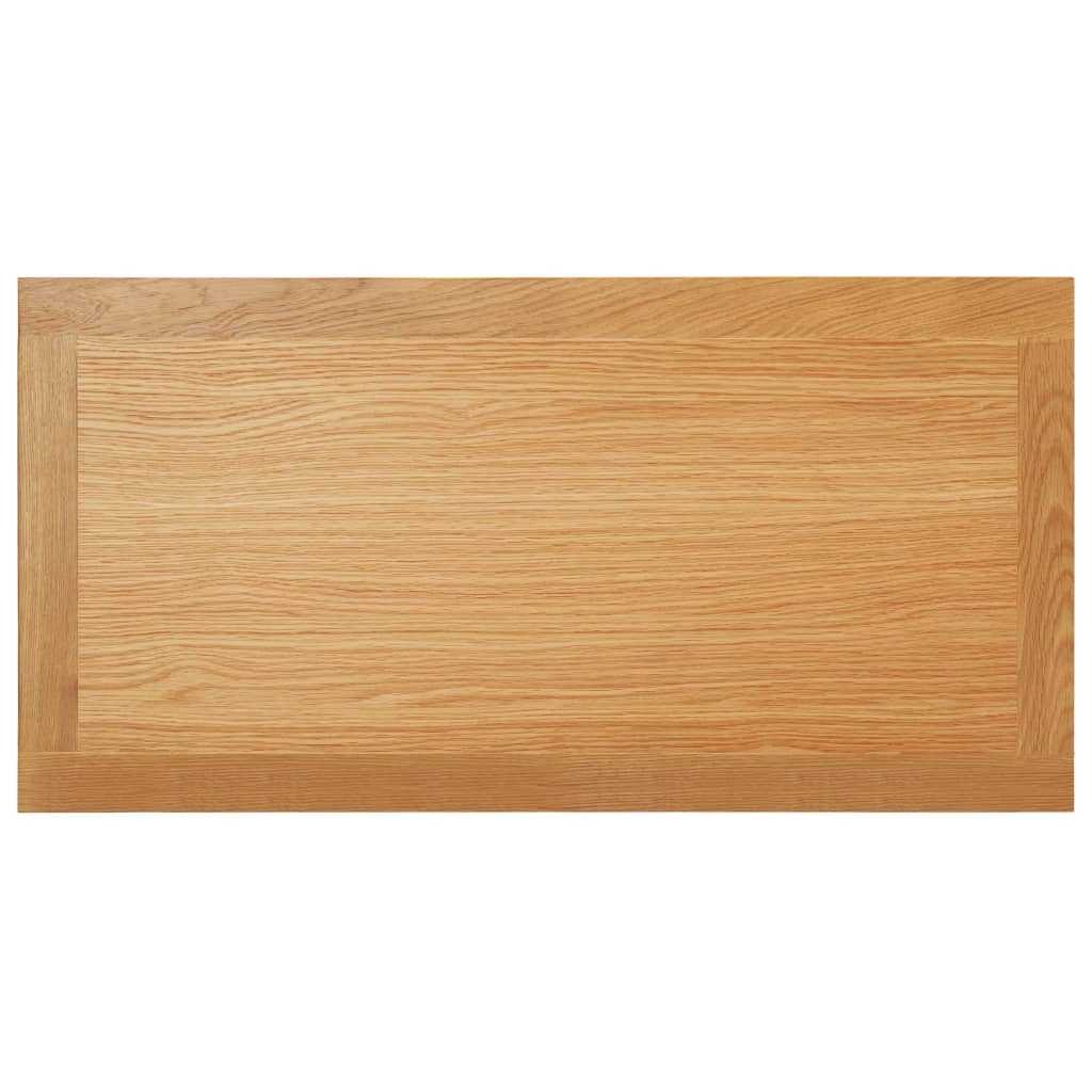 sofabord 90x45x40 cm massivt egetræ