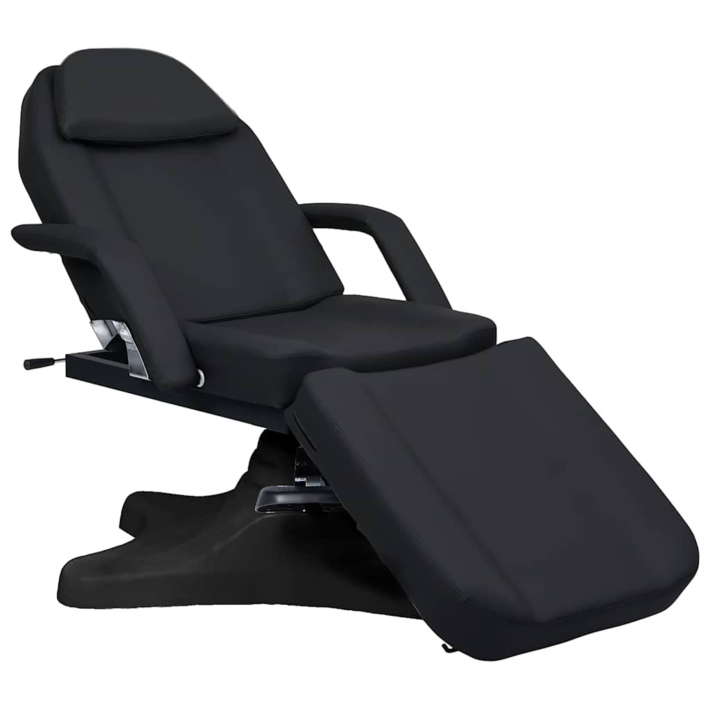 massagebord 180x62x(86,5-118) cm sort