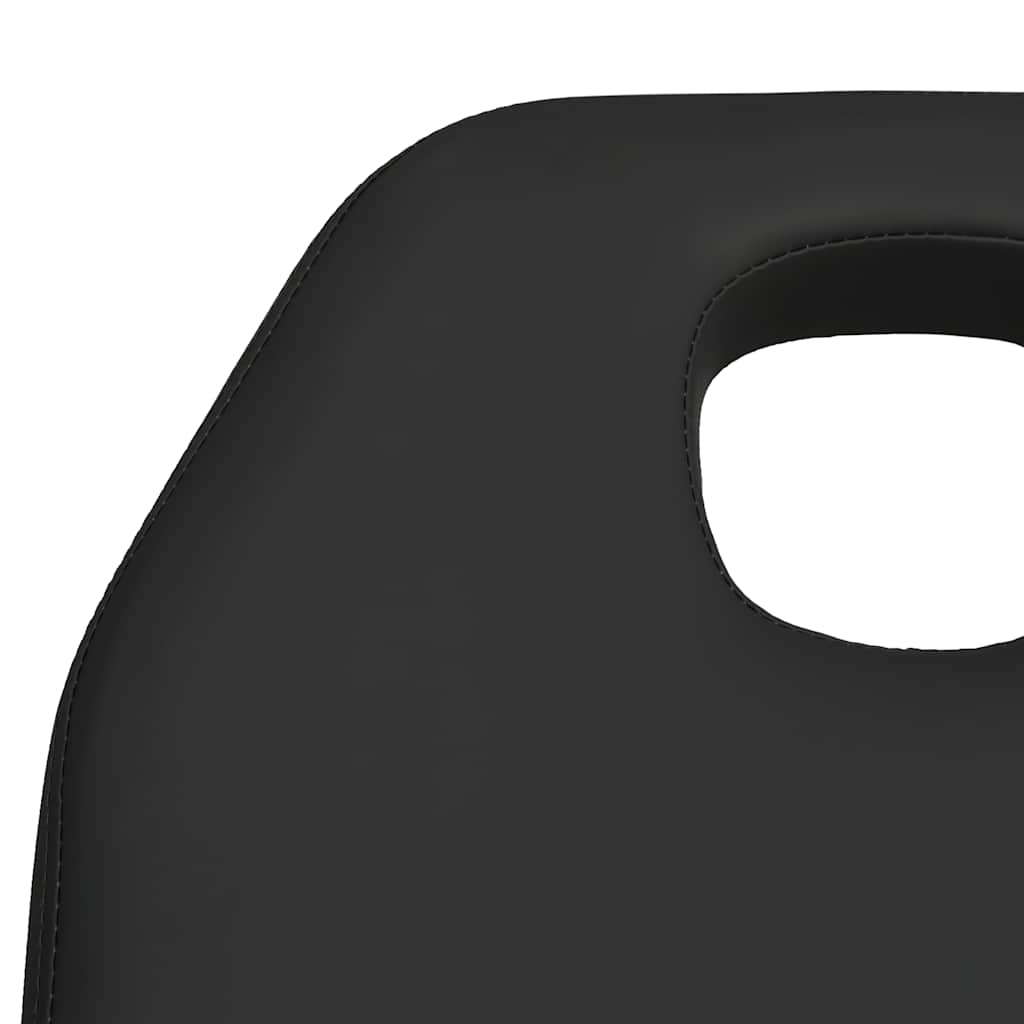 massagebord 180x62x(86,5-118) cm sort