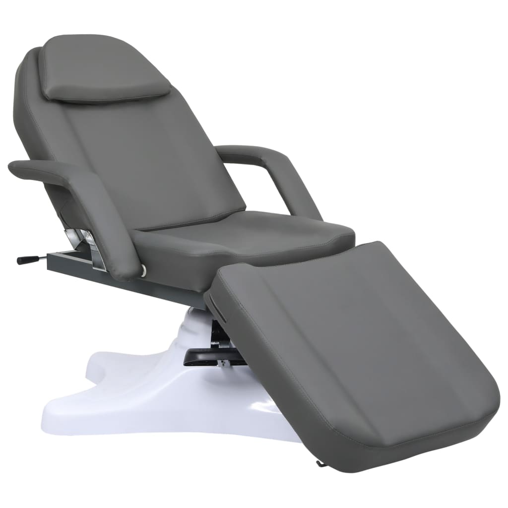 massagebord 180x62x(86,5-118) cm grå