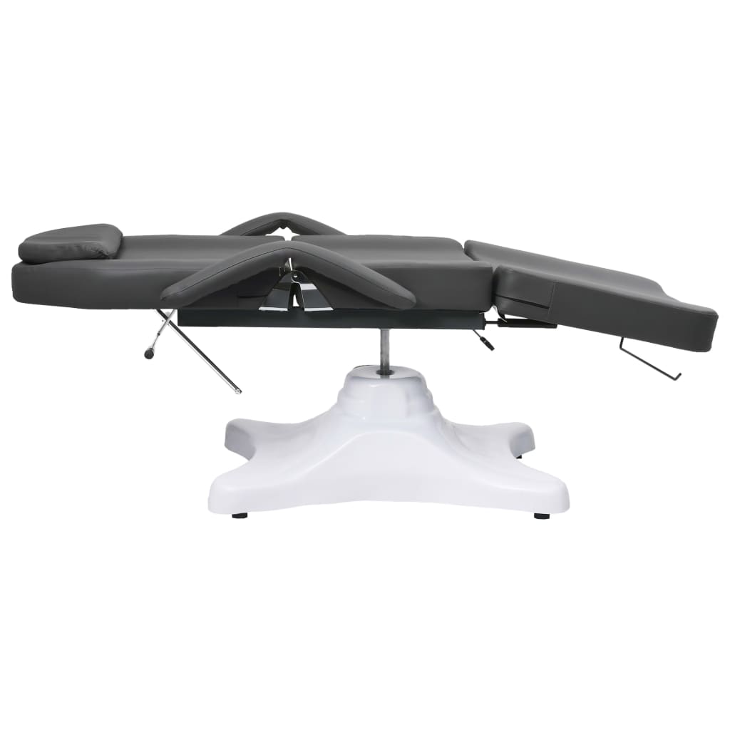 massagebord 180x62x(86,5-118) cm grå