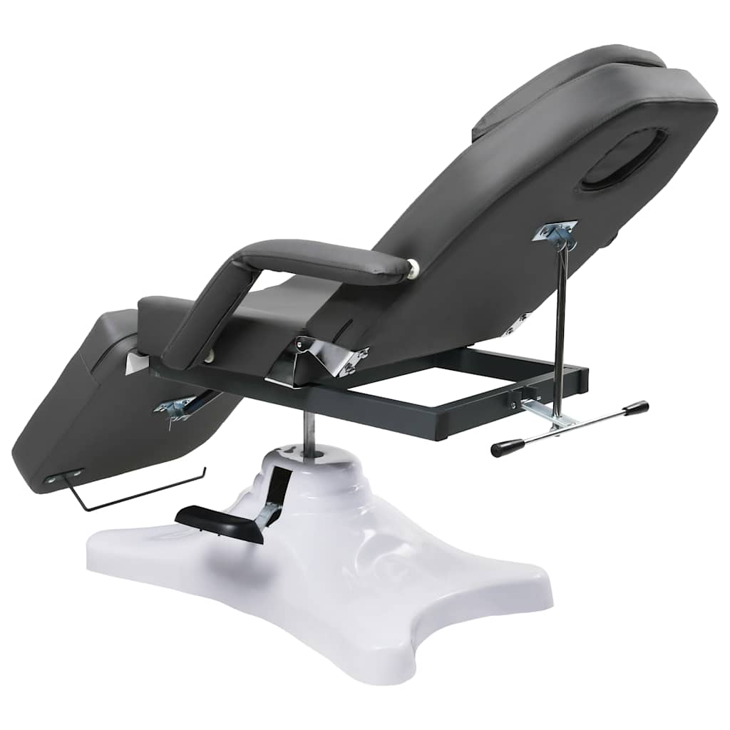 massagebord 180x62x(86,5-118) cm grå