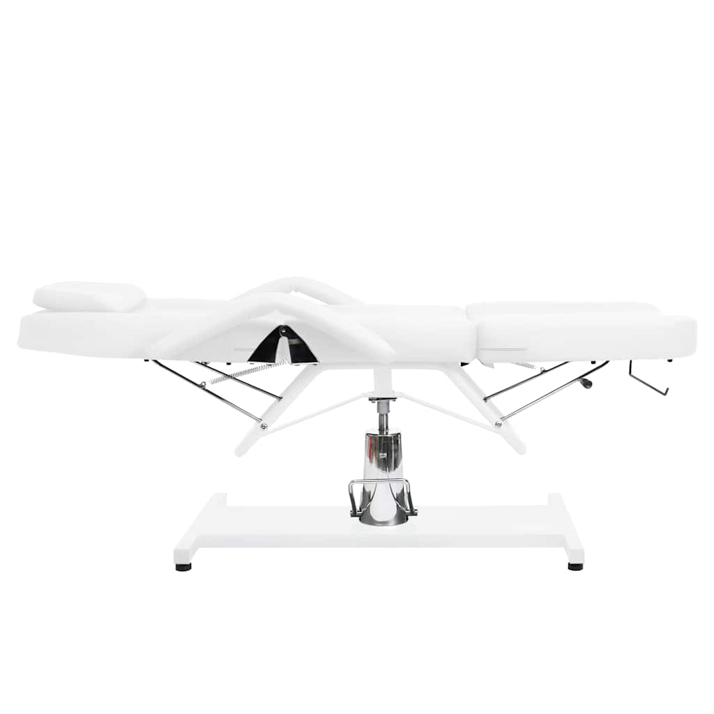 massagebord 180x62x(87-112) cm hvid