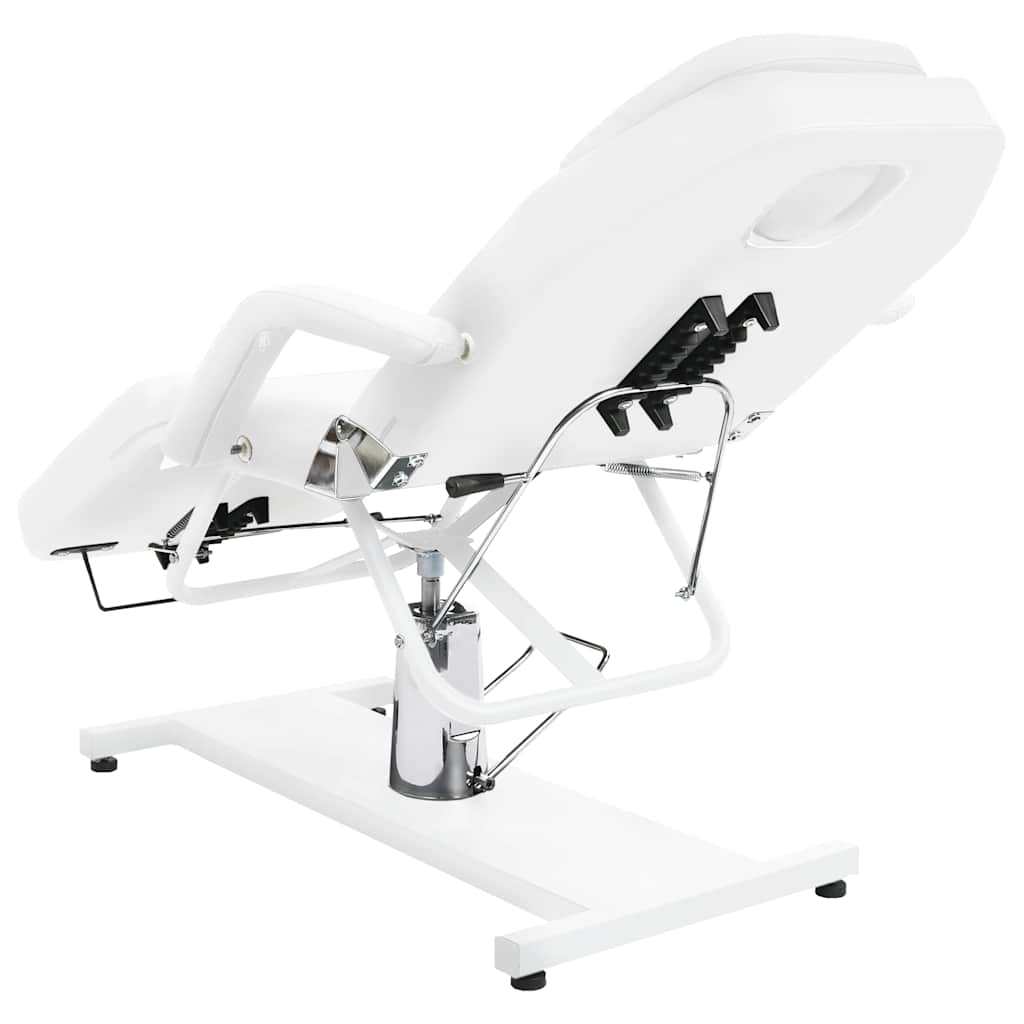 massagebord 180x62x(87-112) cm hvid