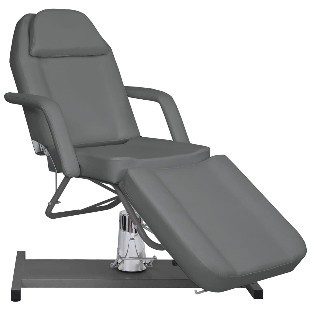 massagebord 180x62x(87-112) cm grå