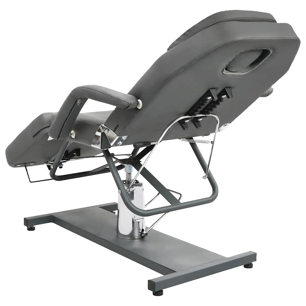 massagebord 180x62x(87-112) cm grå