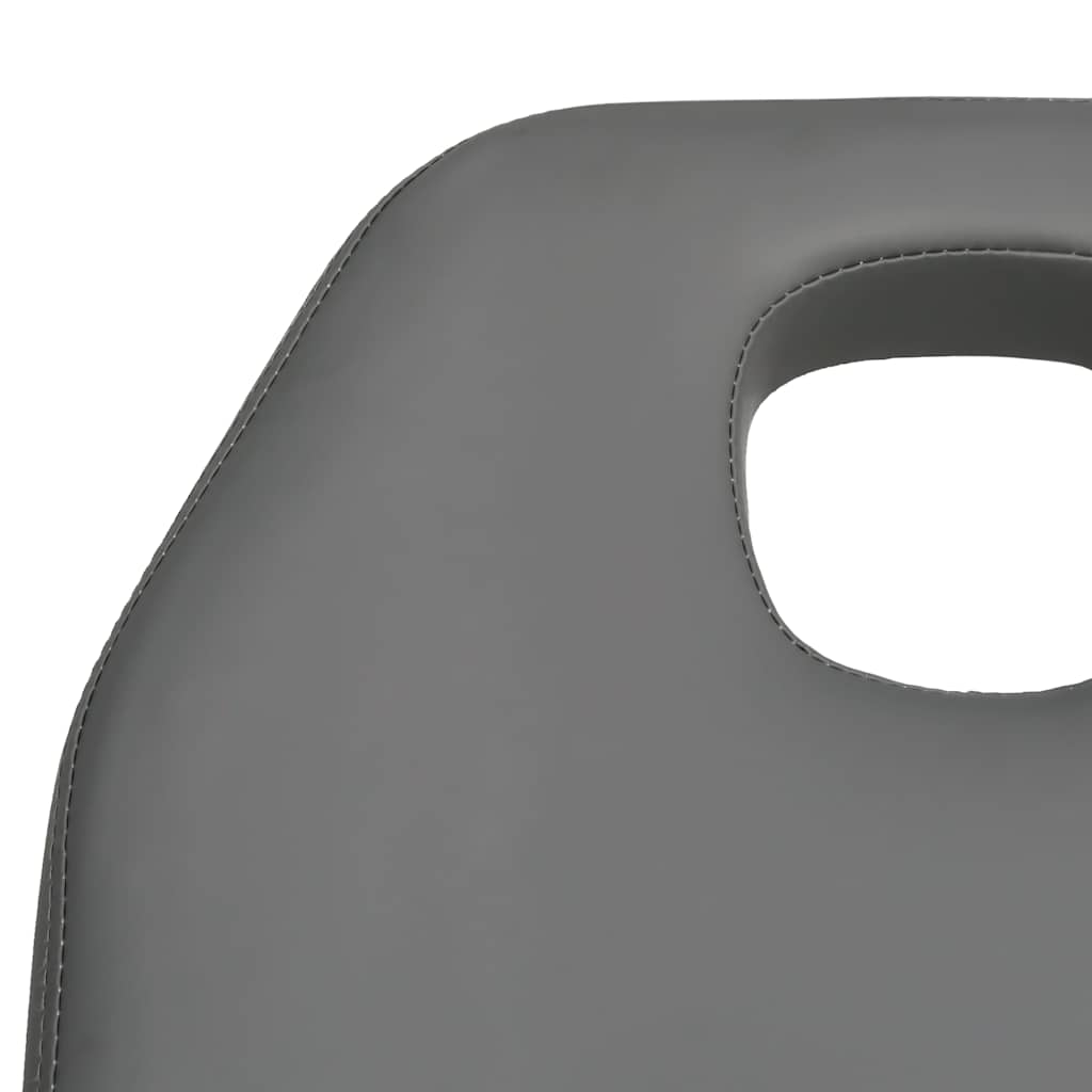 massagebord 180x62x(87-112) cm grå