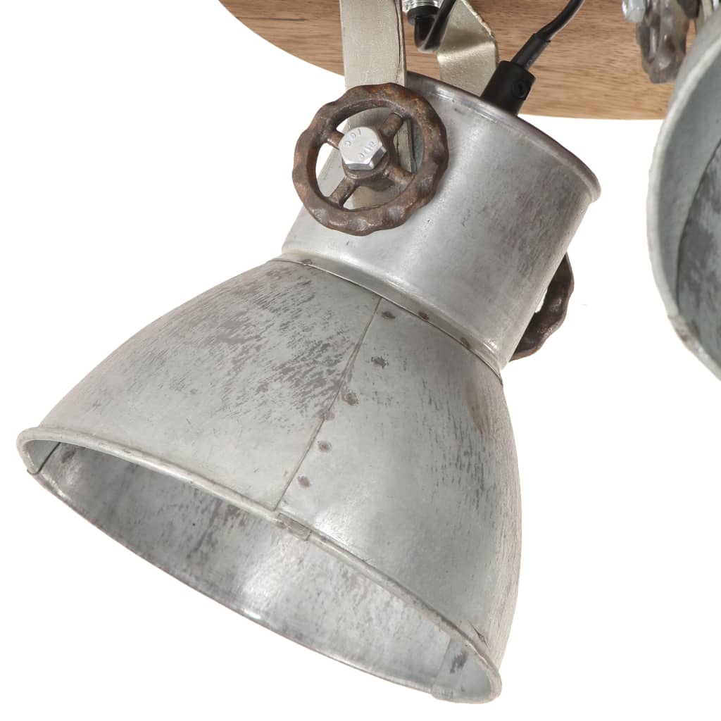 industriel loftlampe 25 W 42x27 cm E27 sølvfarvet