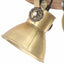 industriel loftlampe 25 W 42x27 cm E27 messingfarvet