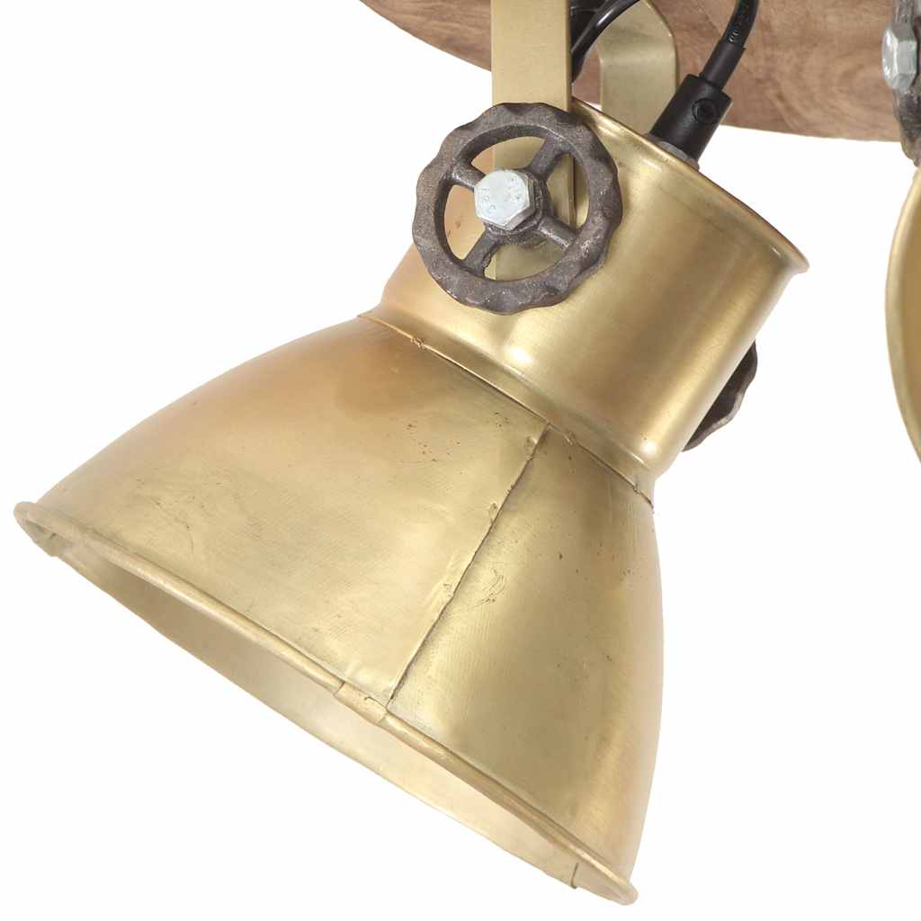 industriel loftlampe 25 W 42x27 cm E27 messingfarvet