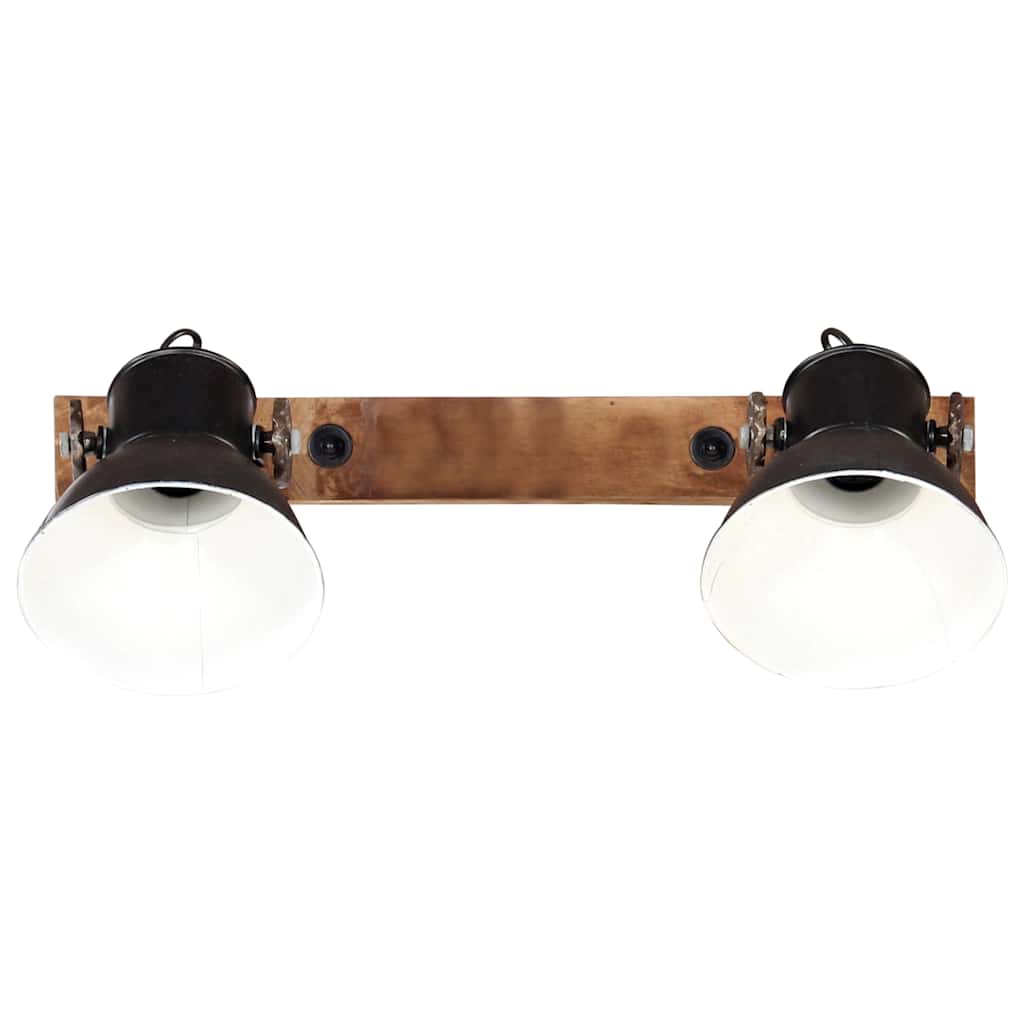 industriel væglampe 45x25 cm E27 mat sort
