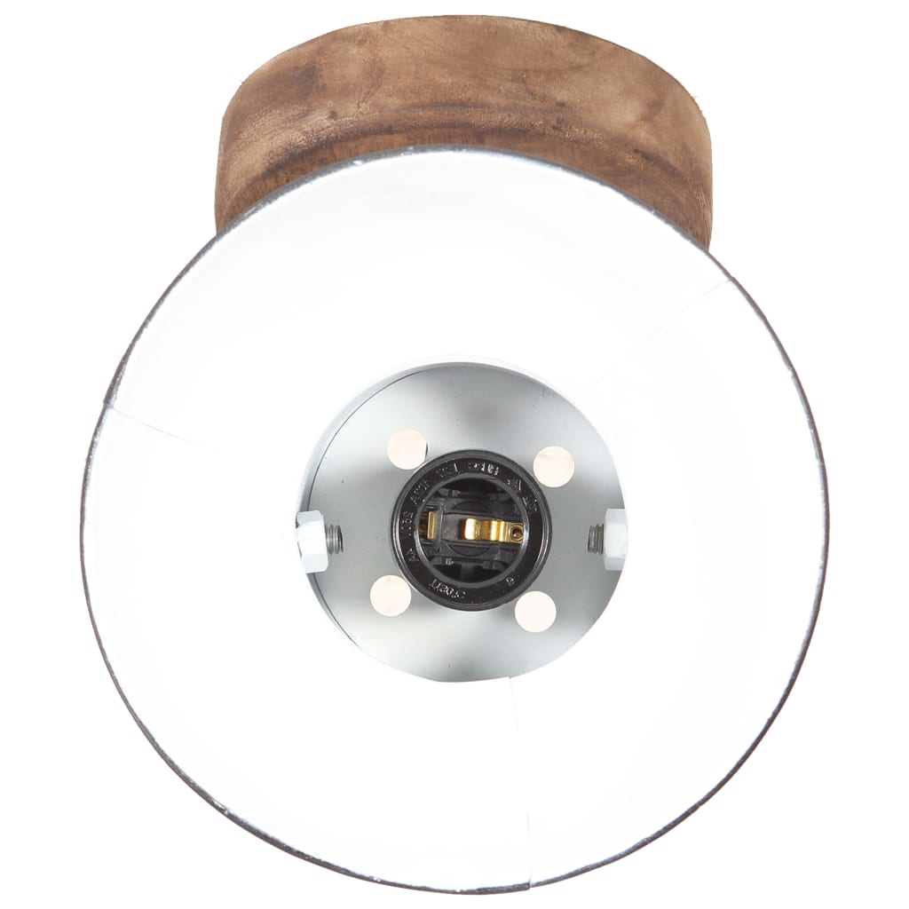 industrielle væg-/loftlamper 2 stk. 20x25 cm E27 mat sort