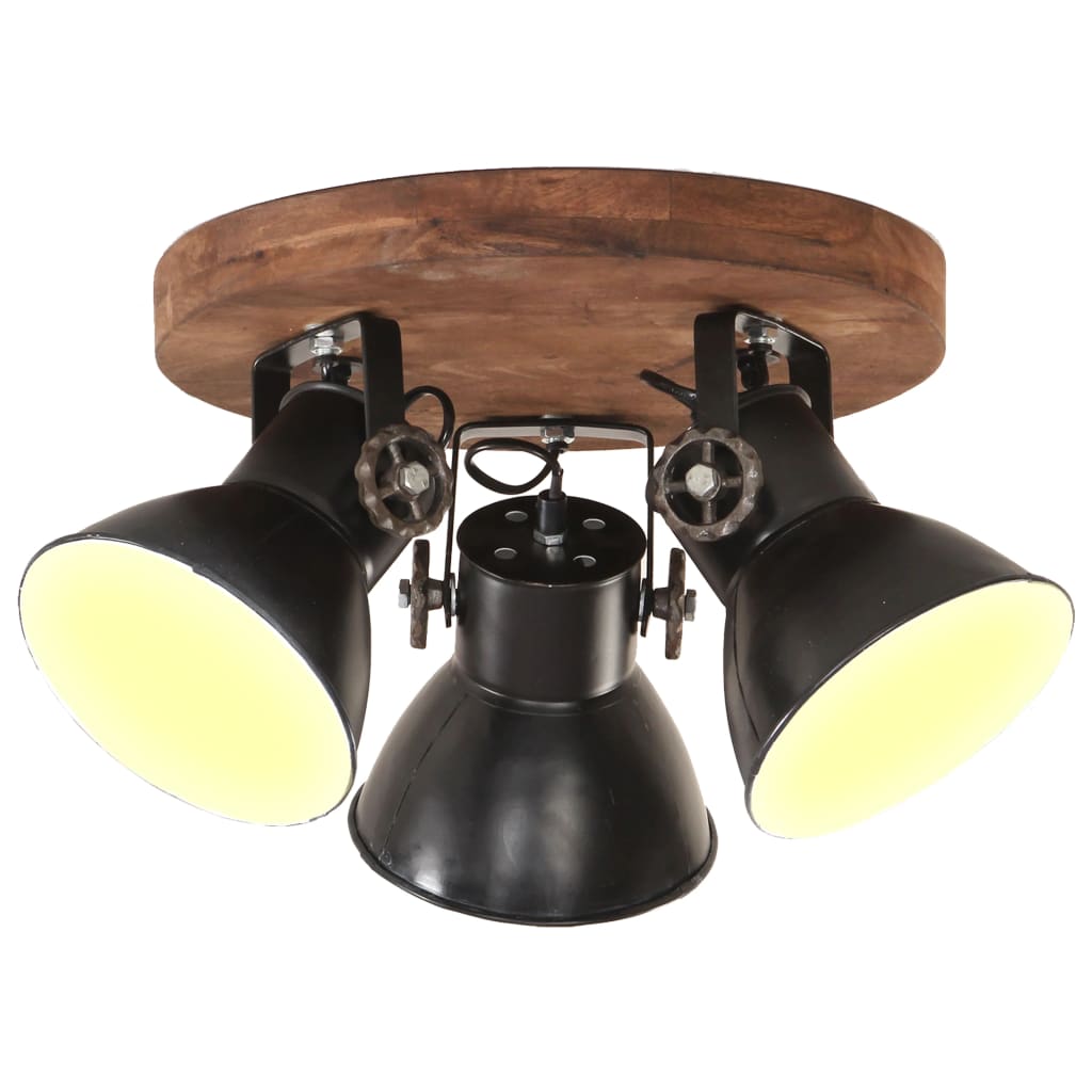 industriel loftlampe 25 W 42x27 cm E27 mat sort