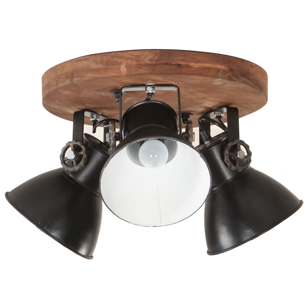 industriel loftlampe 25 W 42x27 cm E27 mat sort