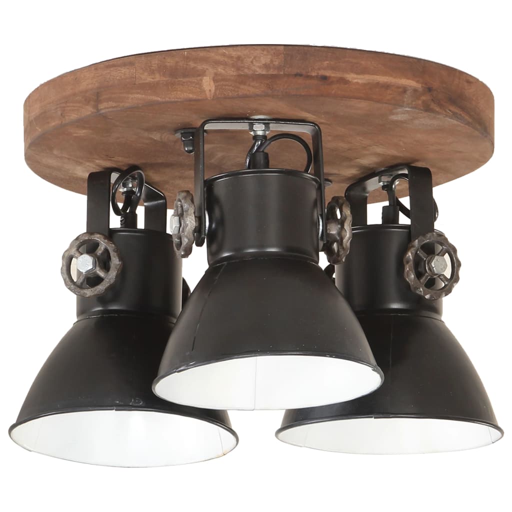 industriel loftlampe 25 W 42x27 cm E27 mat sort