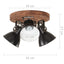 industriel loftlampe 25 W 42x27 cm E27 mat sort