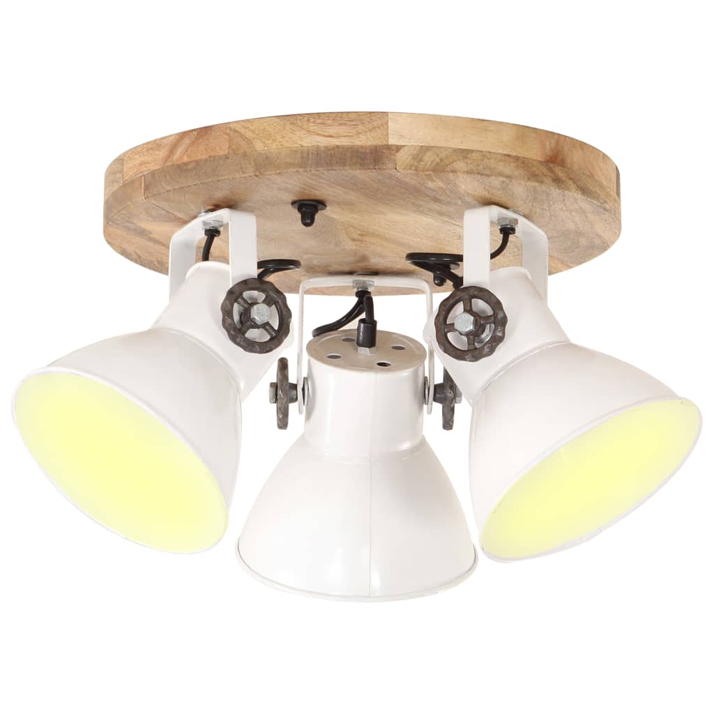 industriel loftlampe 25 W 42x27 cm E27 hvid