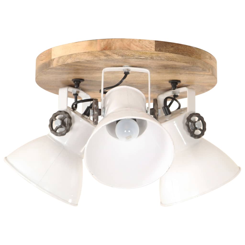 industriel loftlampe 25 W 42x27 cm E27 hvid