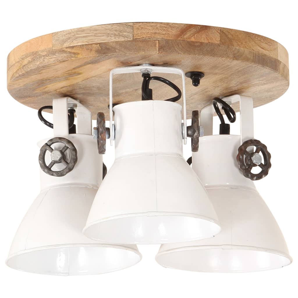 industriel loftlampe 25 W 42x27 cm E27 hvid
