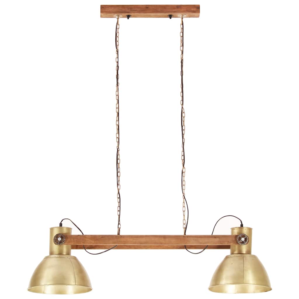 industriel hængelampe 25 W 109 cm E27 messingfarvet