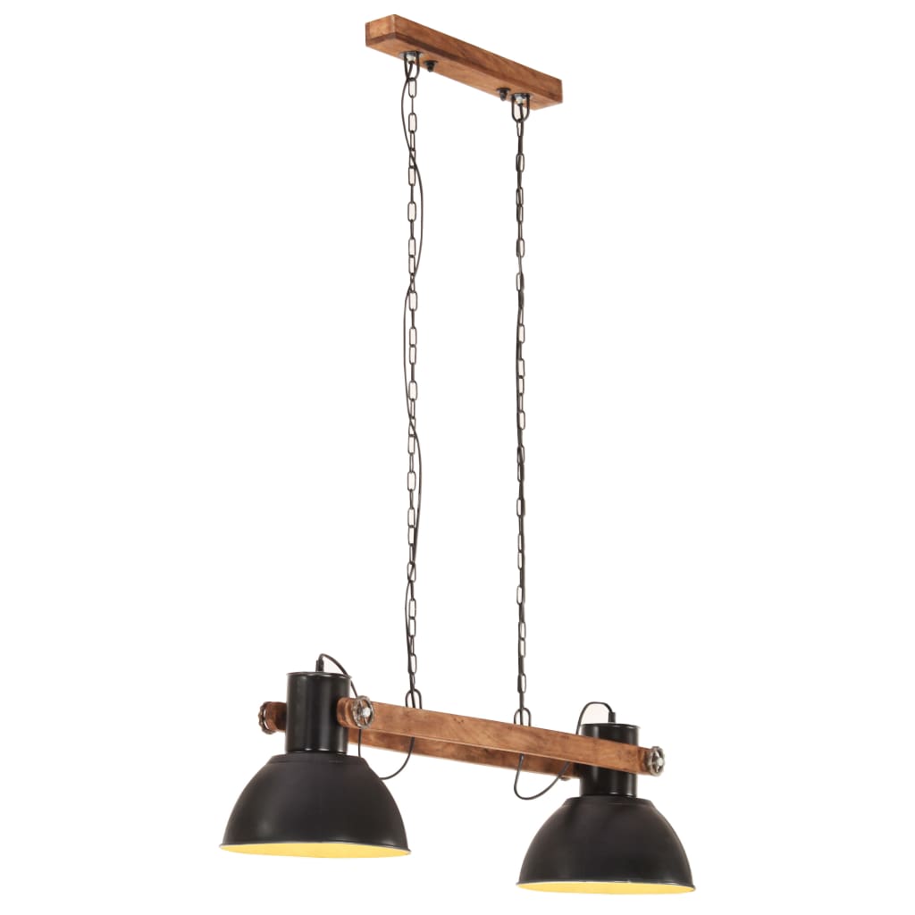 industriel hængelampe 25 W 109 cm E27 mat sort