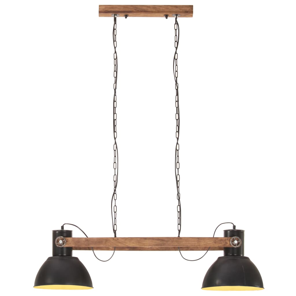 industriel hængelampe 25 W 109 cm E27 mat sort