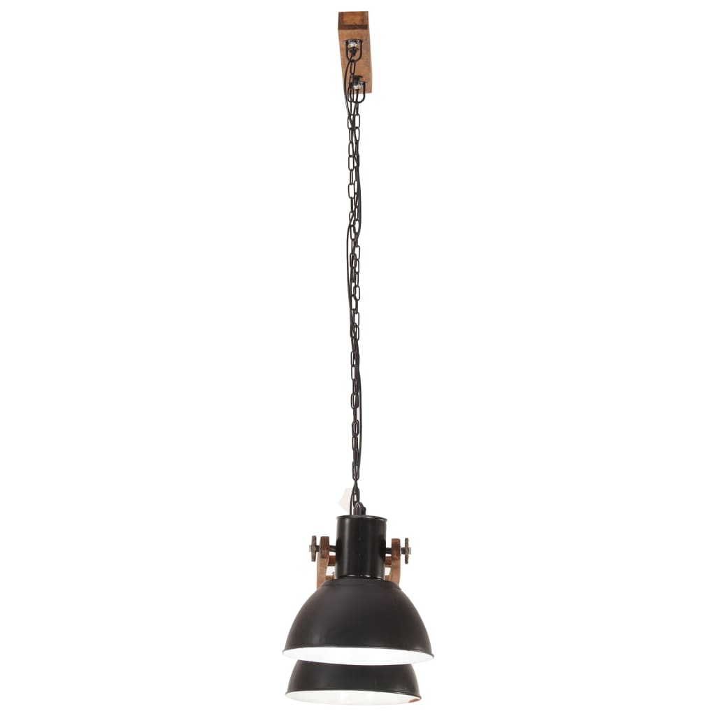 industriel hængelampe 25 W 109 cm E27 mat sort