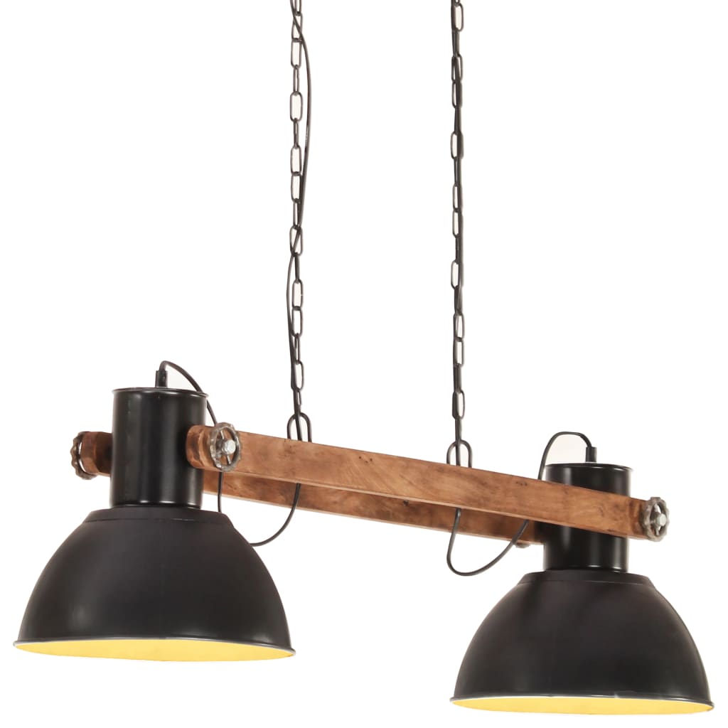 industriel hængelampe 25 W 109 cm E27 mat sort