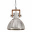 industriel hængelampe 25 W rund 30 cm E27 sølvfarvet
