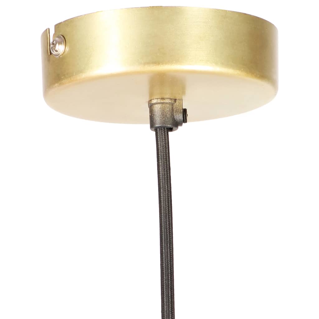 industriel hængelampe 25 W rund 19 cm E27 messingfarvet